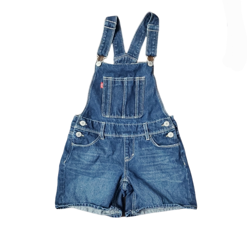 Levi's Girls Denim Shortall Overalls (AE15)